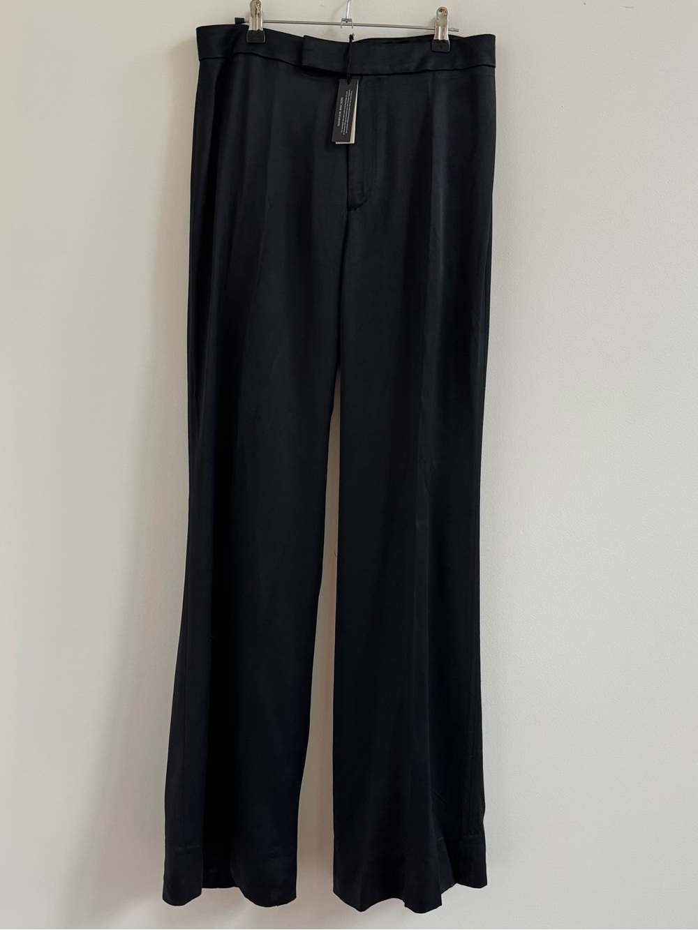 Banana Republic Black Wide-Leg Dress Pants